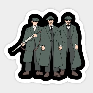 Peaky blinders trio Sticker